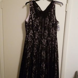 Women's Black Lace Dress